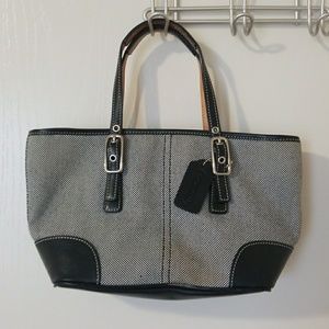 Cute Coach Mini Tote Satchel Purse